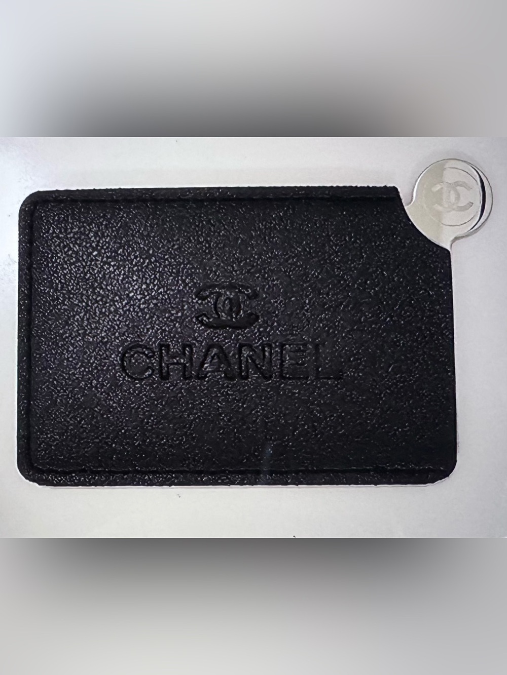 NIB CHANEL Black Metallic Mirror with case - Picture 3 of 3